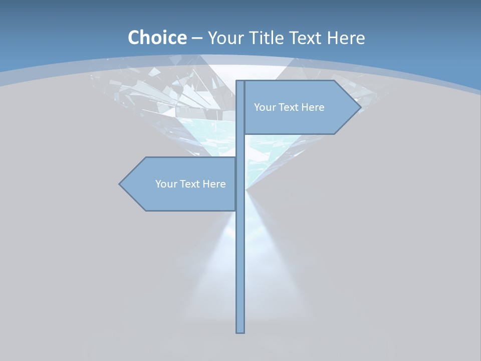 Stone Coronation Reflection PowerPoint Template