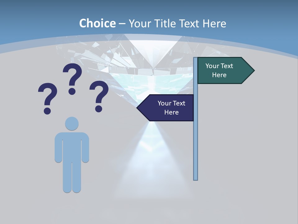 Stone Coronation Reflection PowerPoint Template