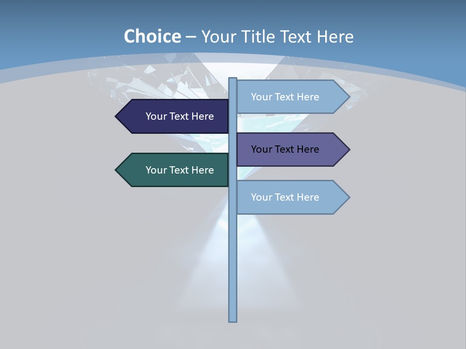 Stone Coronation Reflection PowerPoint Template