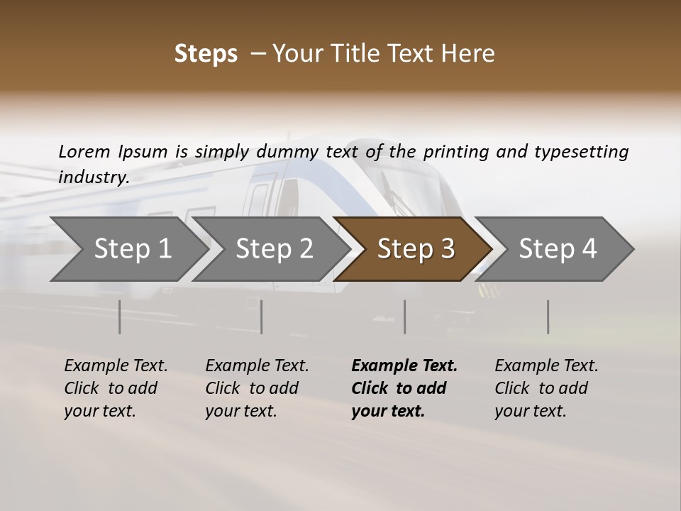Motion Perspective Journey PowerPoint Template