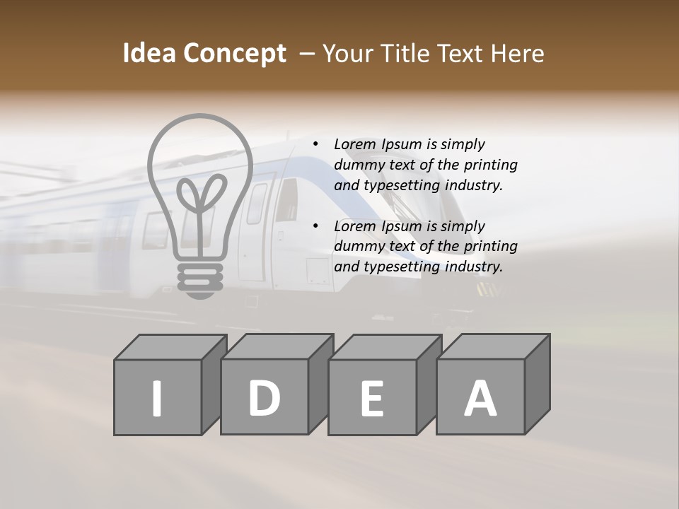 Motion Perspective Journey PowerPoint Template