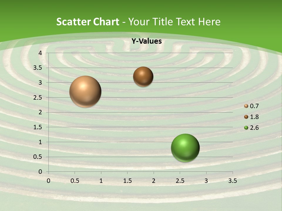 Grass Symmetrical Track PowerPoint Template
