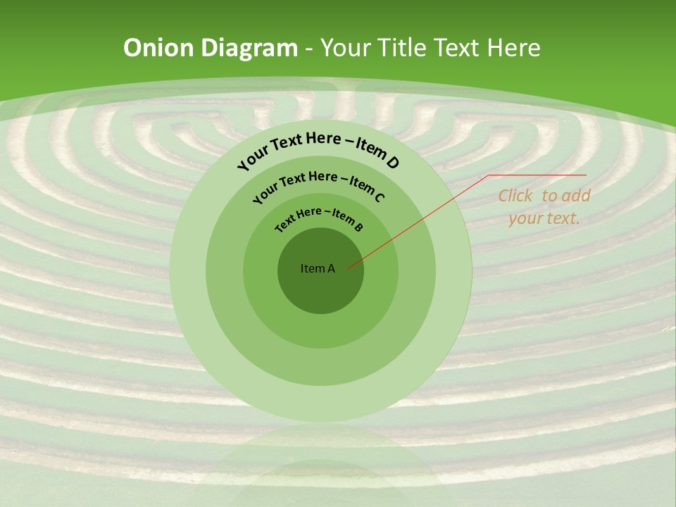 Grass Symmetrical Track PowerPoint Template