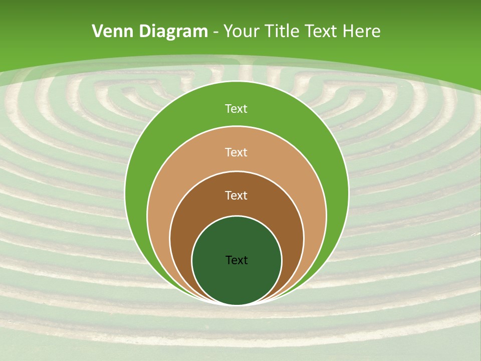 Grass Symmetrical Track PowerPoint Template