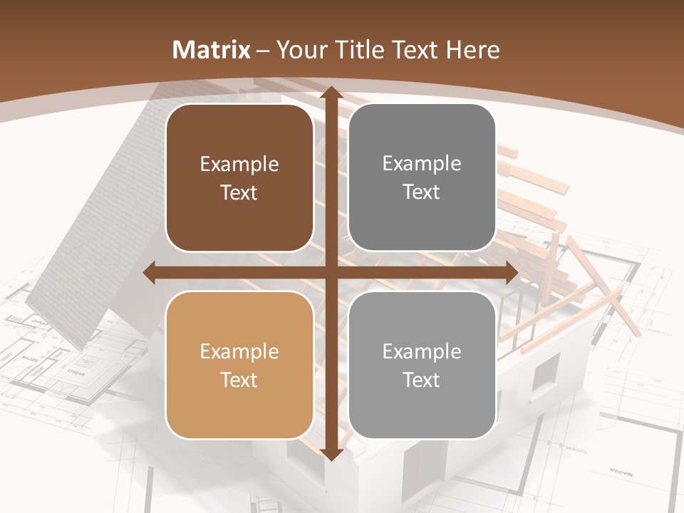 Domicile Family Window PowerPoint Template