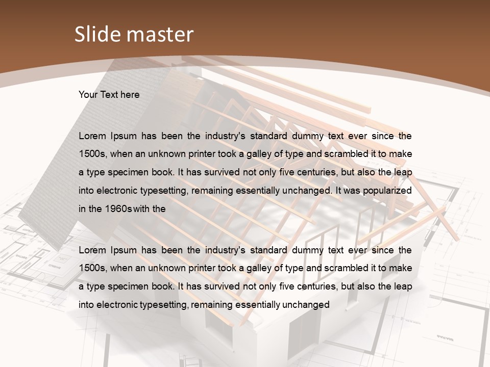 Domicile Family Window PowerPoint Template