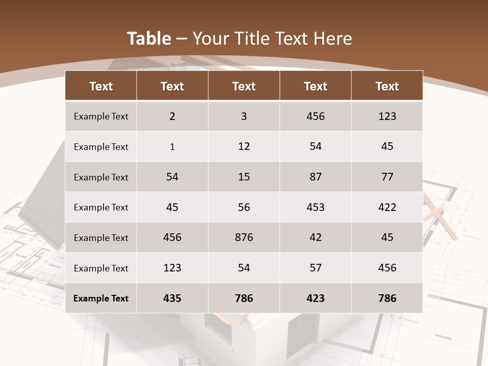 Domicile Family Window PowerPoint Template