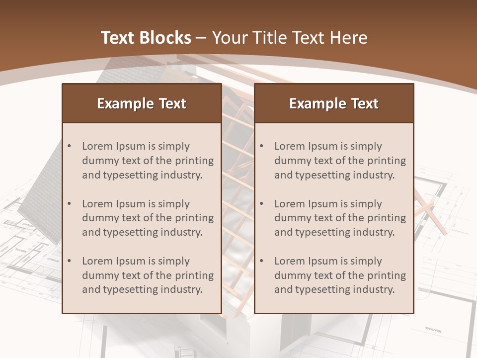 Domicile Family Window PowerPoint Template