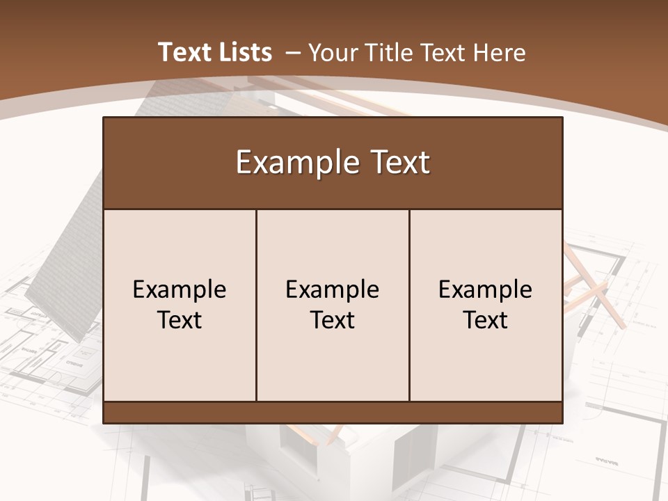 Domicile Family Window PowerPoint Template