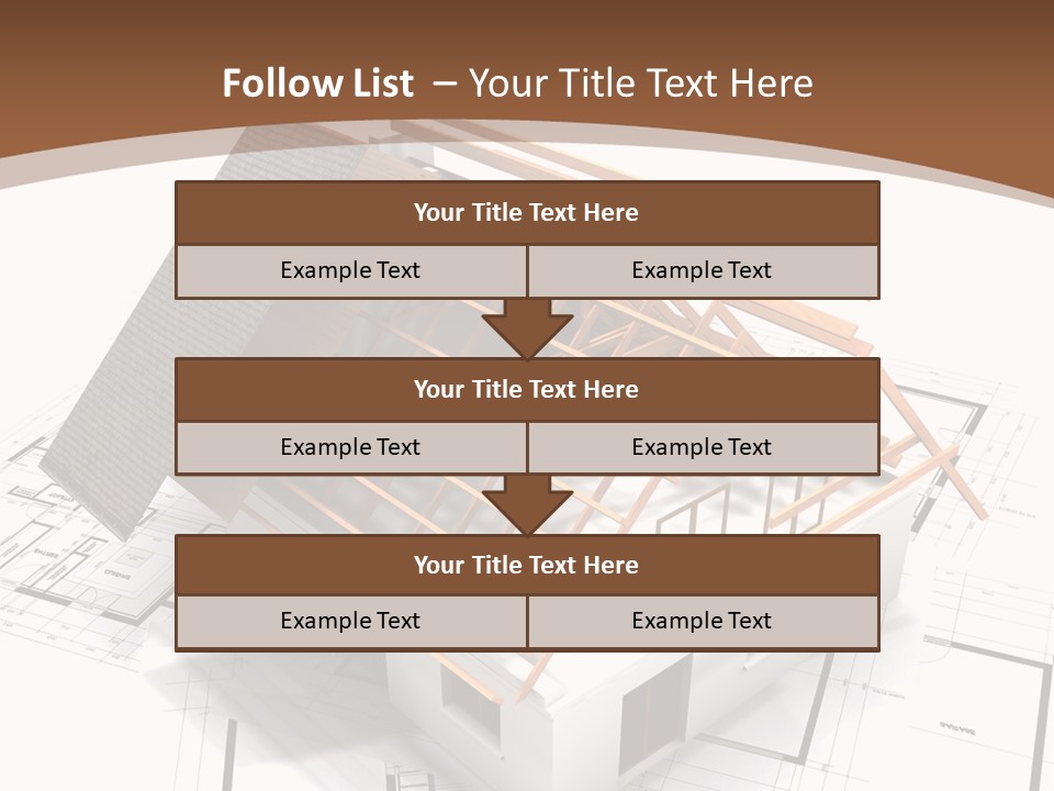 Domicile Family Window PowerPoint Template