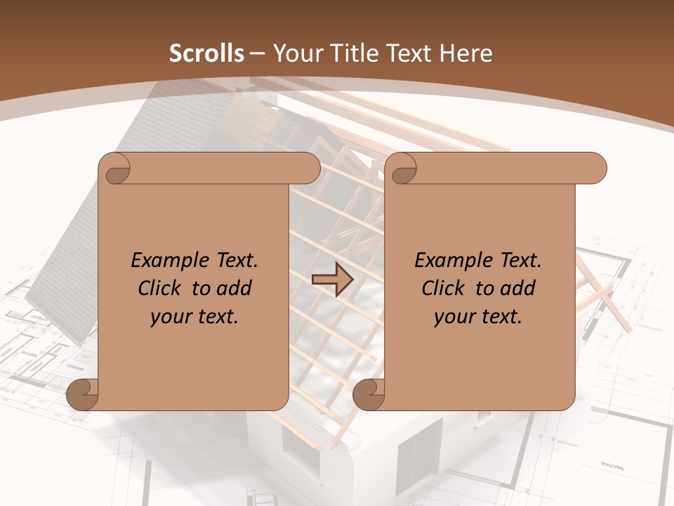 Domicile Family Window PowerPoint Template