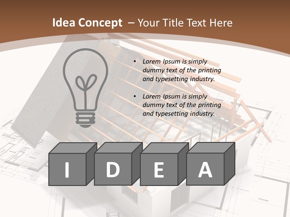 Domicile Family Window PowerPoint Template