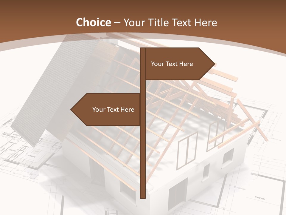 Domicile Family Window PowerPoint Template
