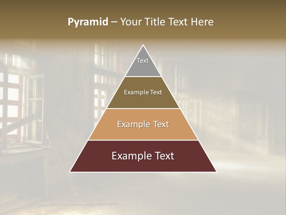 Component Space Window Frame PowerPoint Template