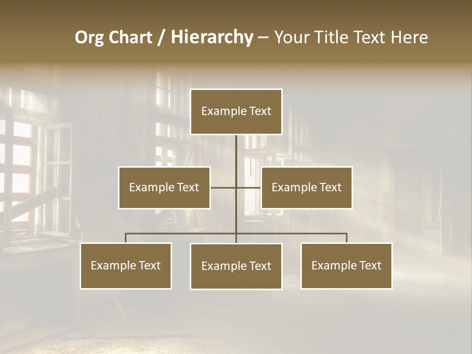 Component Space Window Frame PowerPoint Template