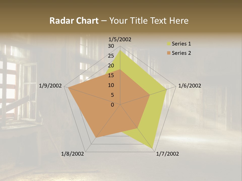 Component Space Window Frame PowerPoint Template