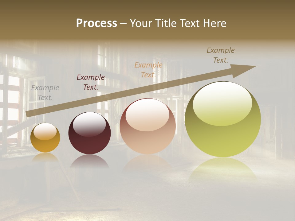Component Space Window Frame PowerPoint Template
