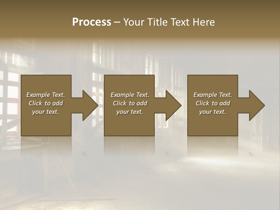 Component Space Window Frame PowerPoint Template