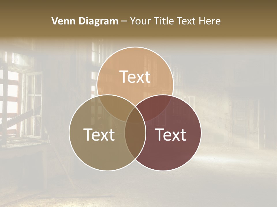 Component Space Window Frame PowerPoint Template