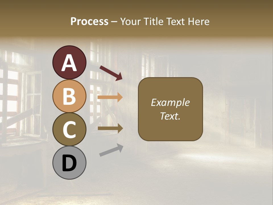 Component Space Window Frame PowerPoint Template