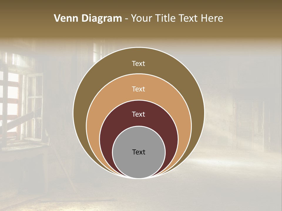 Component Space Window Frame PowerPoint Template