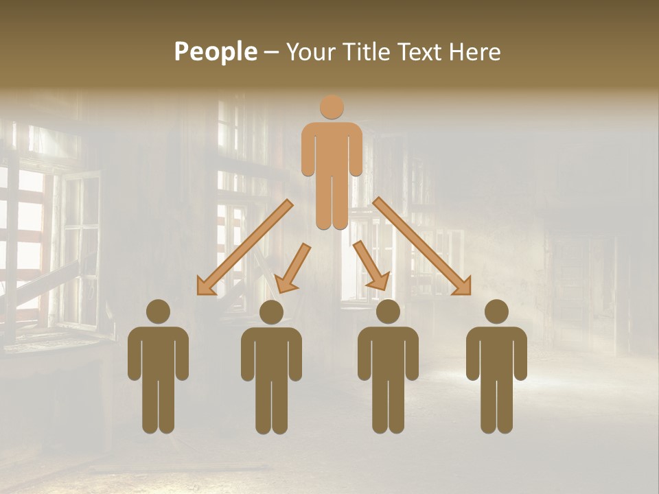 Component Space Window Frame PowerPoint Template
