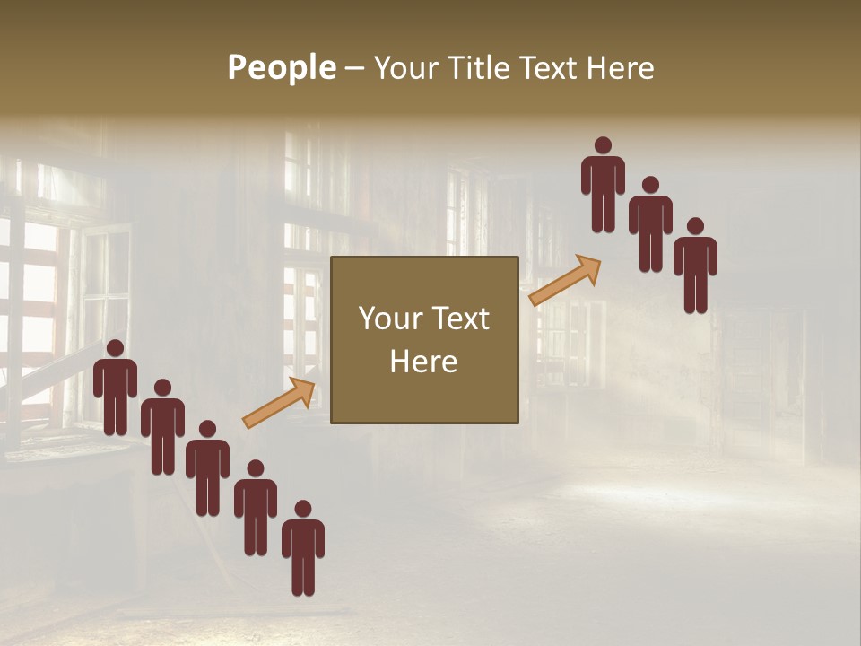 Component Space Window Frame PowerPoint Template