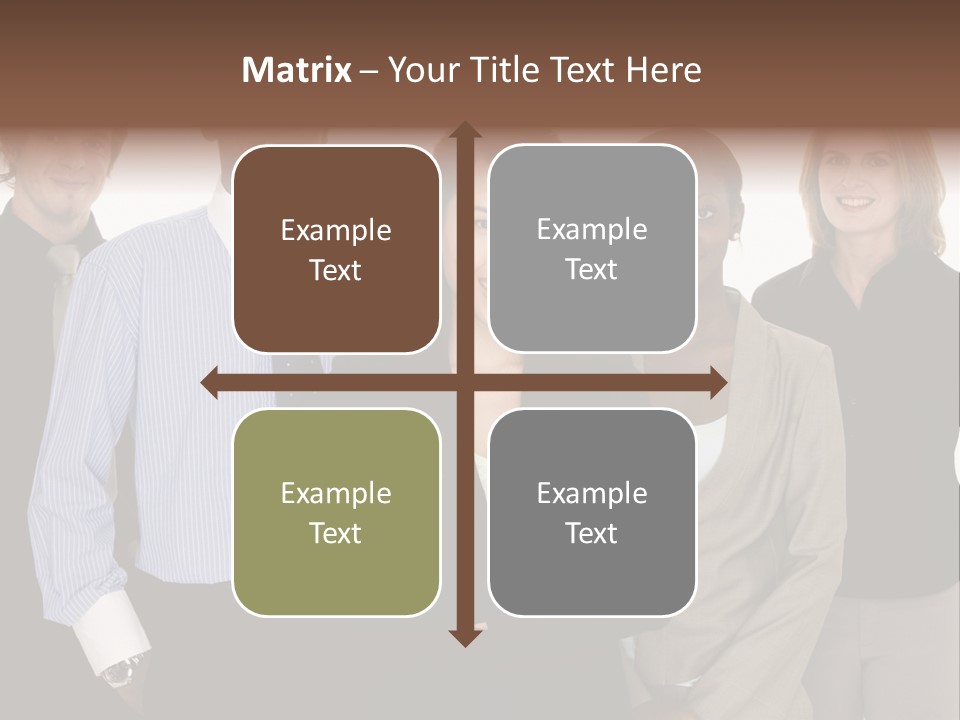 Large Black Fashionable PowerPoint Template