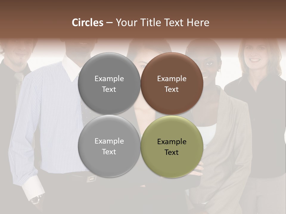 Large Black Fashionable PowerPoint Template