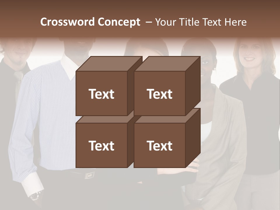 Large Black Fashionable PowerPoint Template