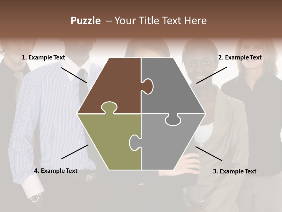 Large Black Fashionable PowerPoint Template