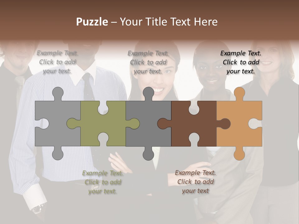 Large Black Fashionable PowerPoint Template