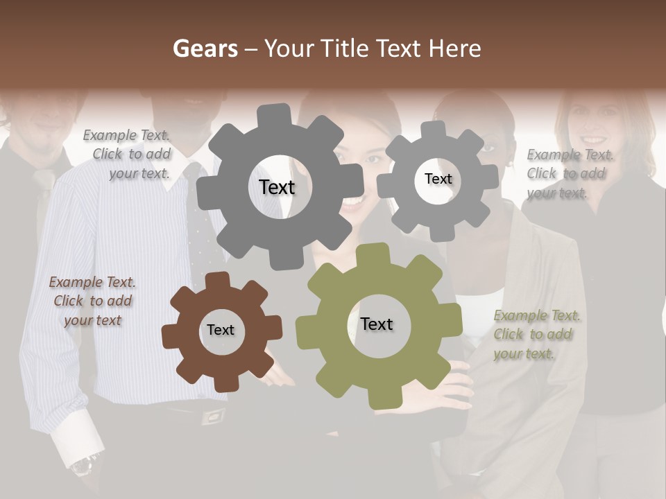 Large Black Fashionable PowerPoint Template