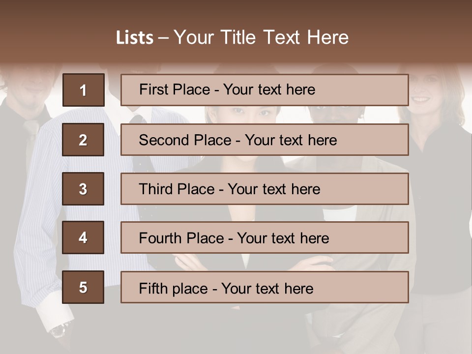 Large Black Fashionable PowerPoint Template