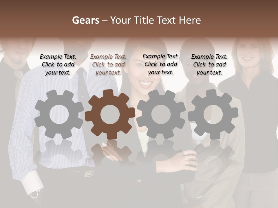 Large Black Fashionable PowerPoint Template