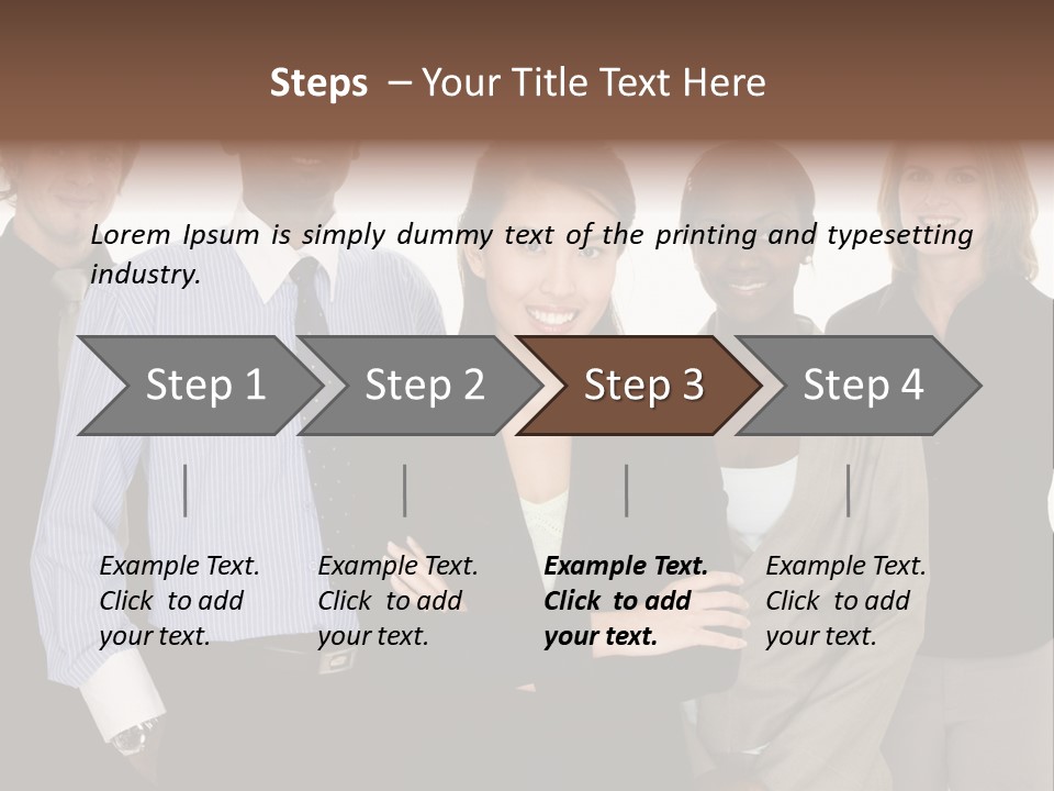 Large Black Fashionable PowerPoint Template