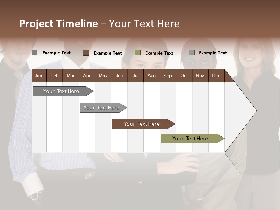 Large Black Fashionable PowerPoint Template