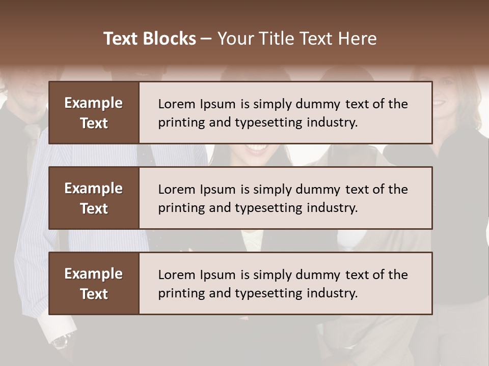 Large Black Fashionable PowerPoint Template