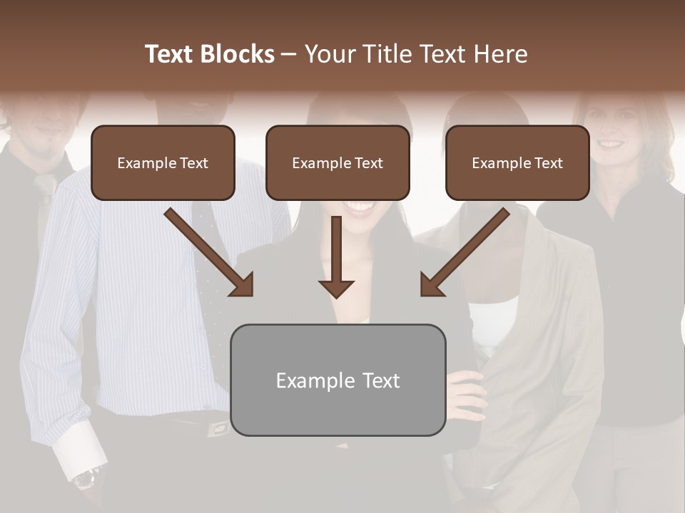 Large Black Fashionable PowerPoint Template