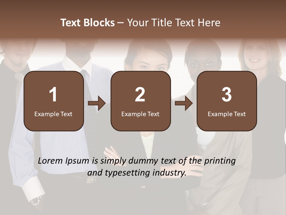 Large Black Fashionable PowerPoint Template