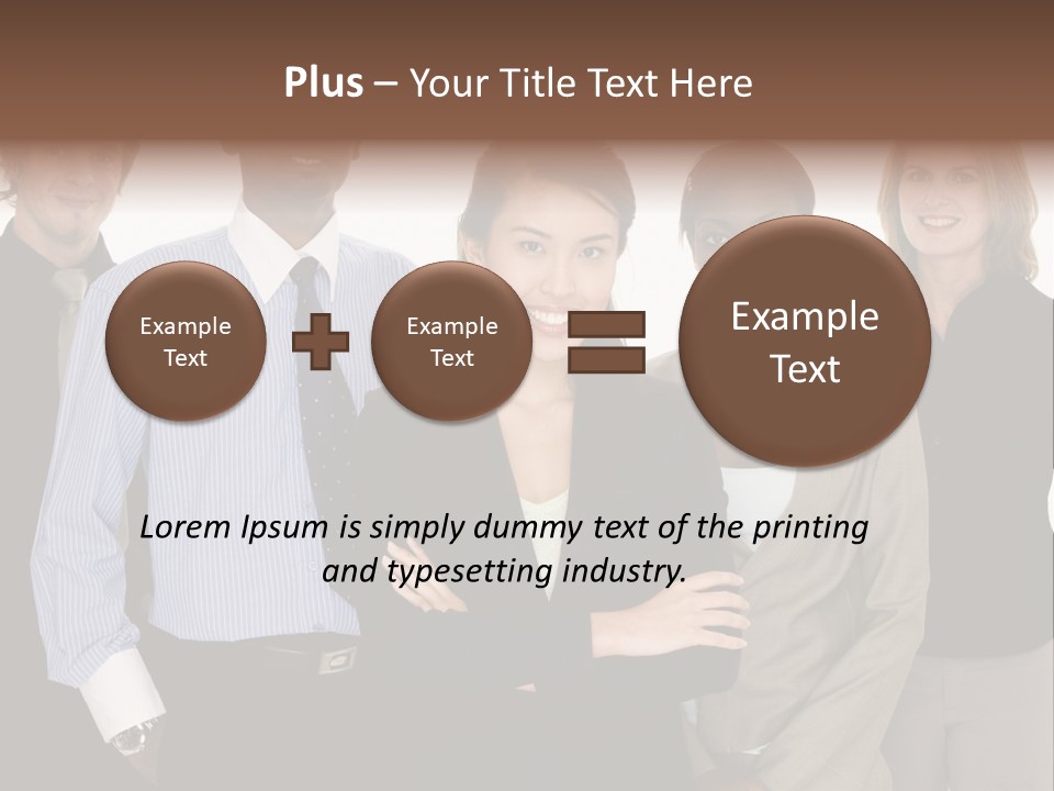 Large Black Fashionable PowerPoint Template