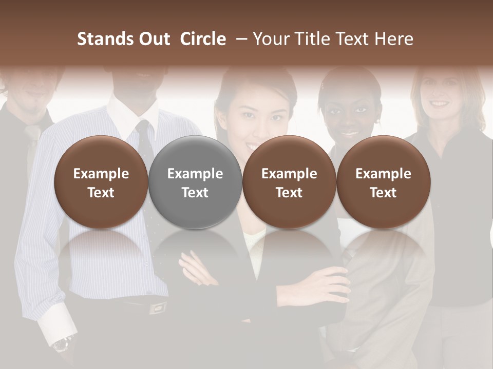 Large Black Fashionable PowerPoint Template