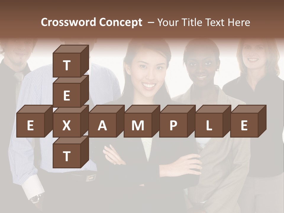 Large Black Fashionable PowerPoint Template