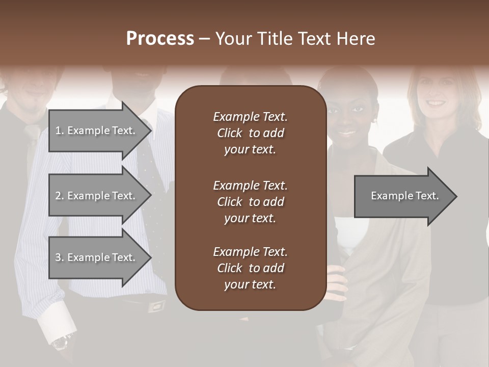 Large Black Fashionable PowerPoint Template