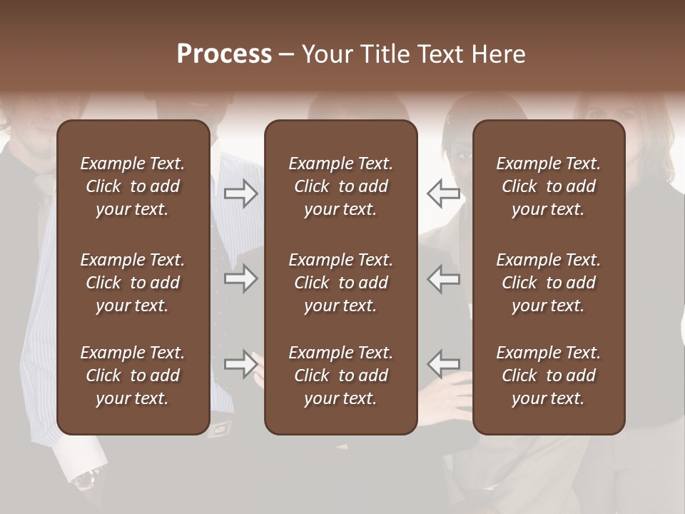 Large Black Fashionable PowerPoint Template