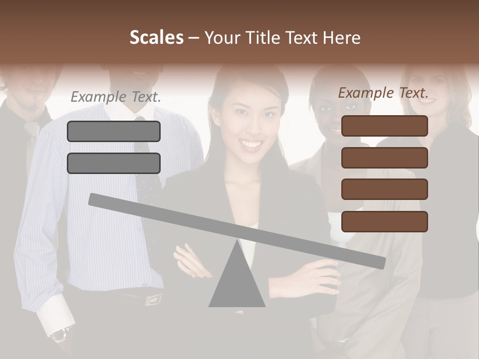 Large Black Fashionable PowerPoint Template