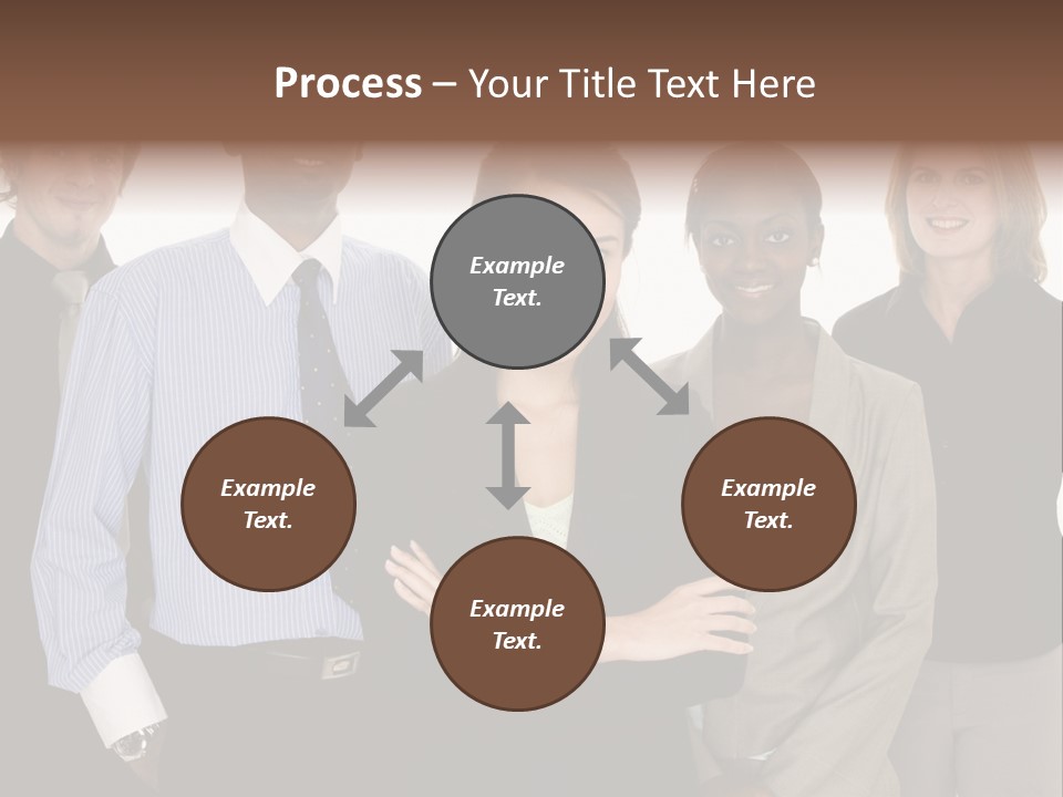 Large Black Fashionable PowerPoint Template