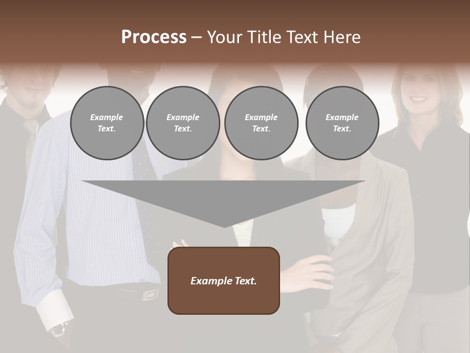 Large Black Fashionable PowerPoint Template