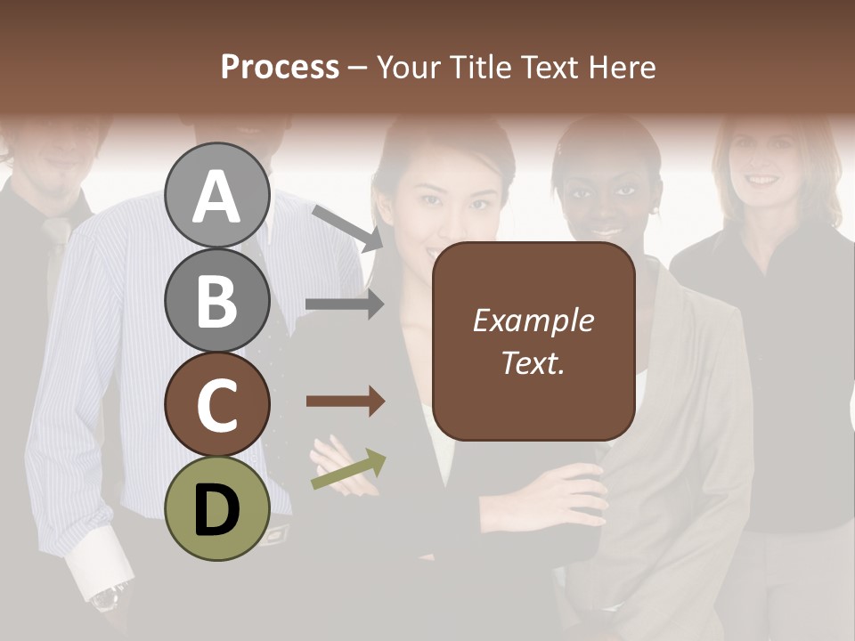 Large Black Fashionable PowerPoint Template