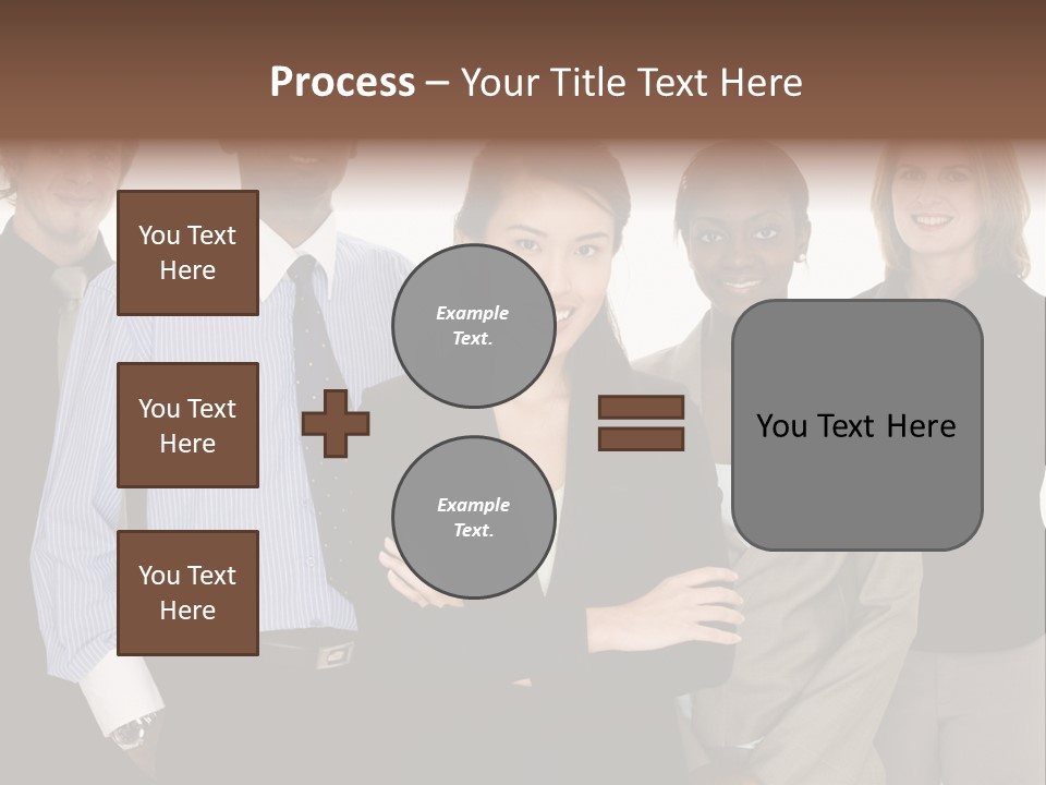 Large Black Fashionable PowerPoint Template
